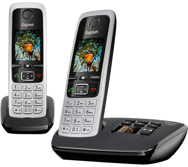 GIGASET C430A Duo Cordless Phone with Answering Machine - Twin Handsets