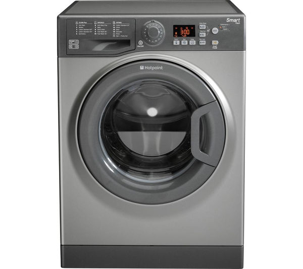 HOTPOINT Smart WMFUG842G Washing Machine - Graphite, Graphite