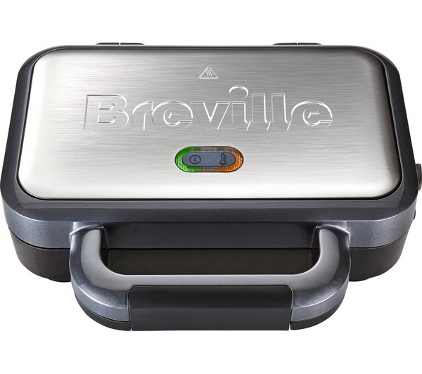 BREVILLE VST041 Deep Fill Sandwich Toaster - Graphite & Stainless Steel, Stainless Steel