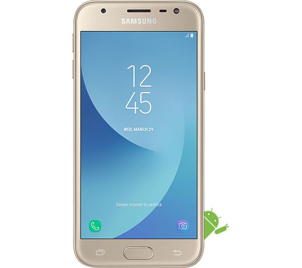 SAMSUNG Galaxy J3 2017 - 16 GB, Gold, Gold
