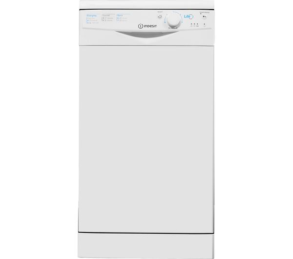 INDESIT DSRL 17B19 Slimline Dishwasher - White, White