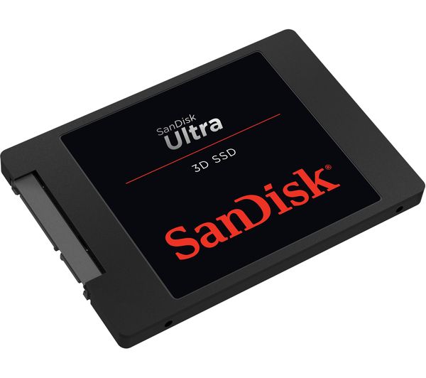 SANDISK Ultra 3D 2.5" Internal SSD - 250 GB, Black