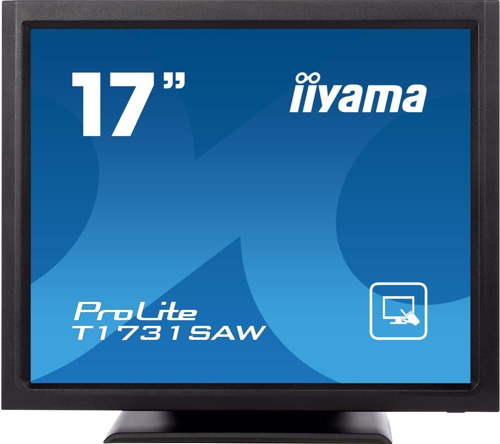 IIYAMA ProLite T1731SAW-B5 17" LCD Touchscreen Monitor - Black, Black