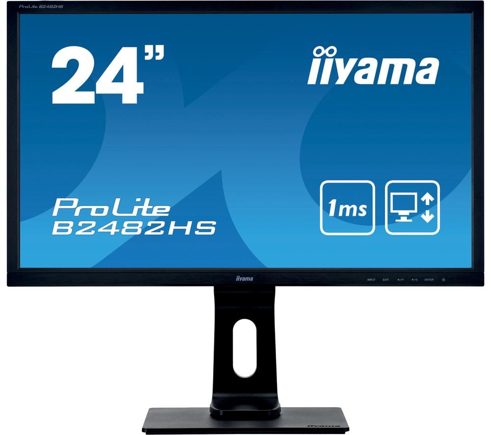 IIYAMA ProLite B2482HS-B5 Full HD 24" LCD Monitor - Black, Black