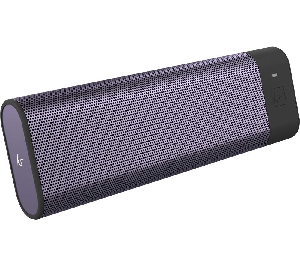 KITSOUND BoomBar Portable Bluetooth Speaker - Metallic Purple, Purple