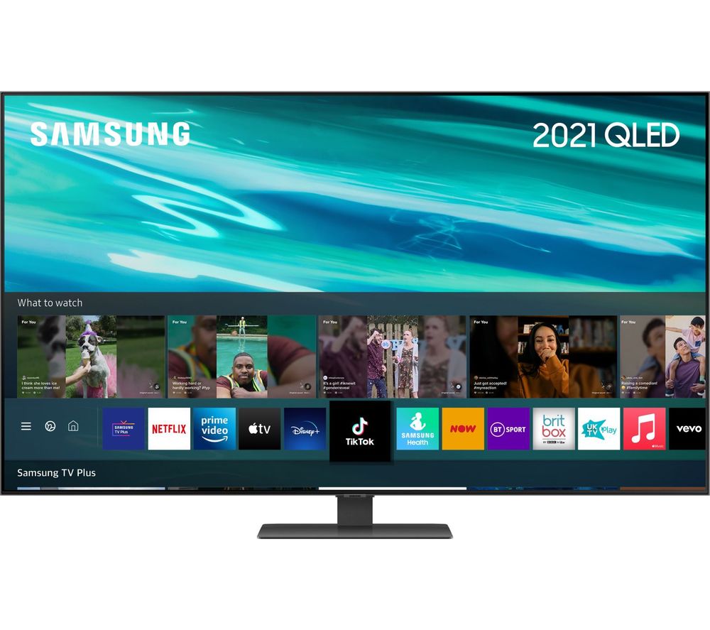 75" SAMSUNG QE75Q80AATXXU  Smart 4K Ultra HD HDR QLED TV with Bixby, Alexa & Google Assistant