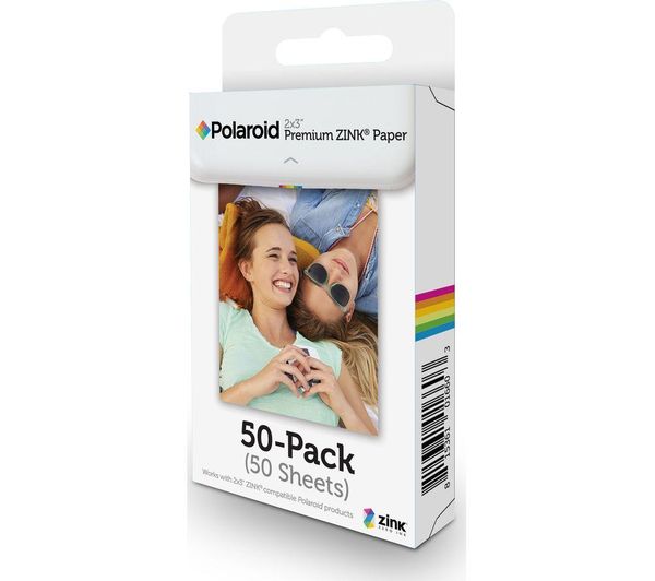 POLAROID 2x3" Premium ZINK Zero Ink Paper - Pack of 50