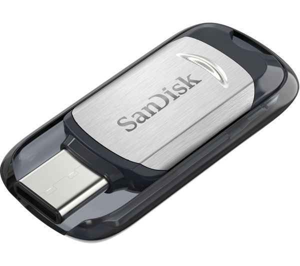 SANDISK Ultra USB 3.1 Type-C Memory Stick - 32 GB, Black, Black