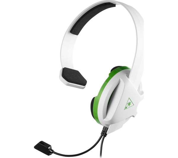 TURTLE BEACH Recon Chat Gaming Headset - White & Green, White