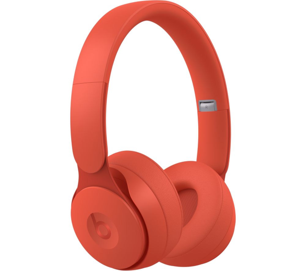 BEATS Solo Pro Wireless Bluetooth Noise-Cancelling Headphones - Matte Red, Red