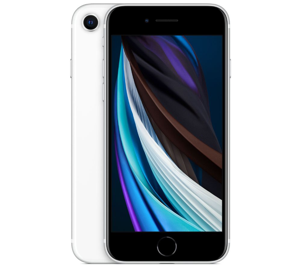 APPLE iPhone SE - 64 GB, White, White