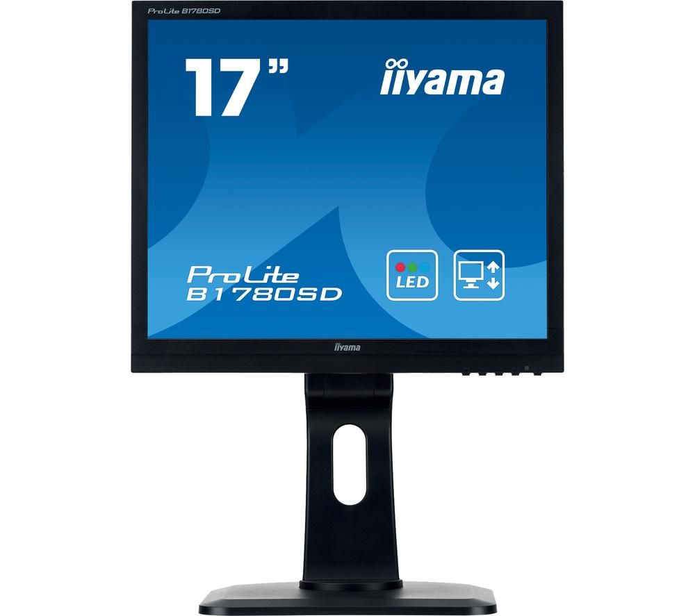 IIYAMA ProLite B1780SD-B1 17" LCD Monitor - Black, Black