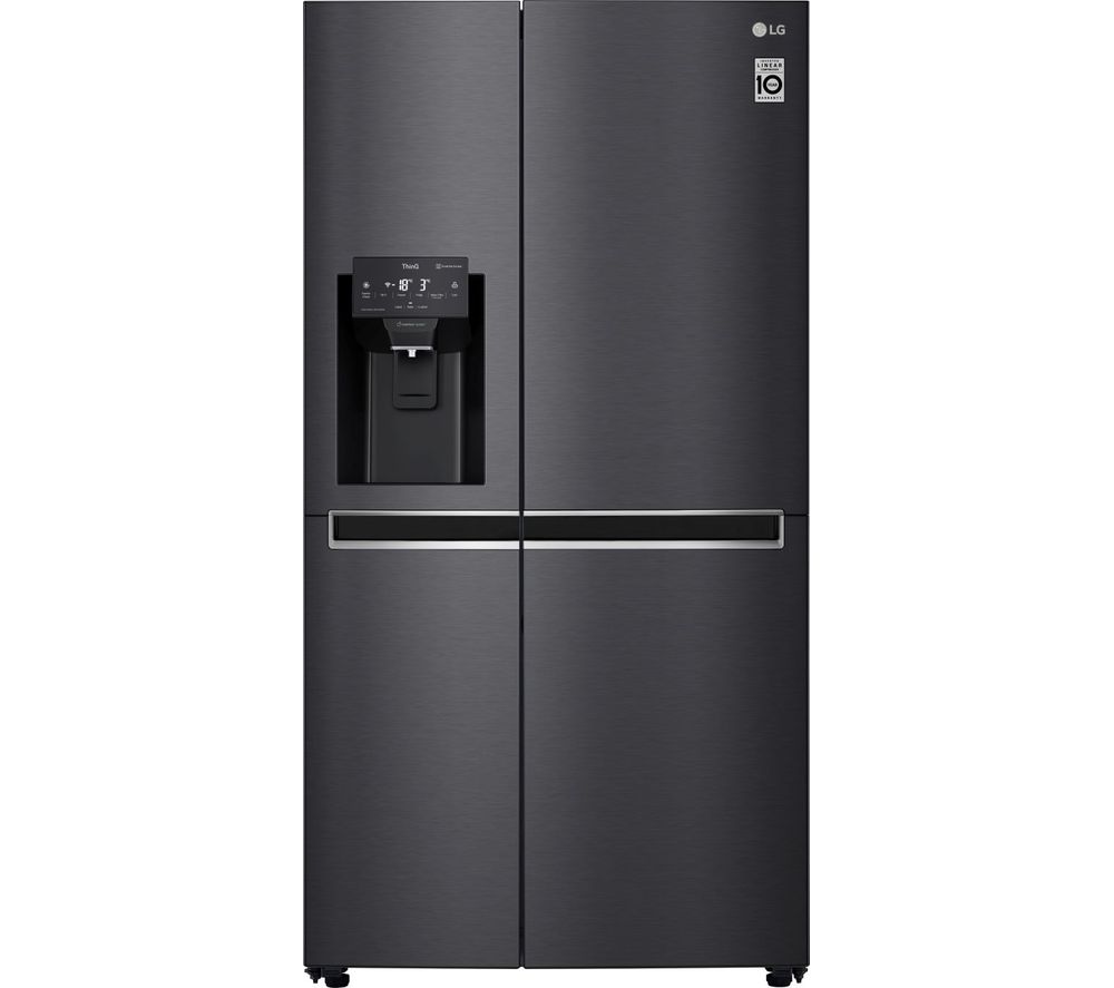 LG GSL760MCKV American-Style Smart Fridge Freezer - Black, Black