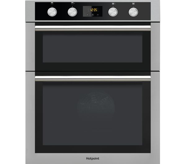 HOTPOINT Class 4 DU4841JCIX Electric Double Oven - Stainless Steel, Stainless Steel