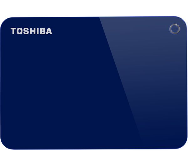 TOSHIBA Canvio Advanced Portable Hard Drive - 1 TB, Blue, Blue