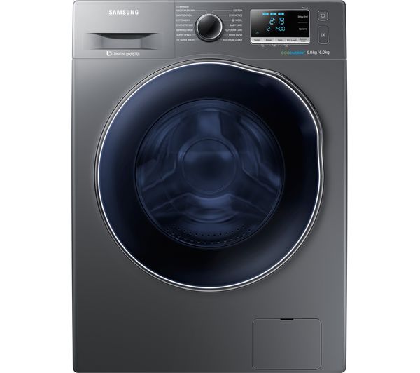 Samsung Washer Dryer ecobubble WD90J6A10AX 8 kg  - Graphite, Graphite