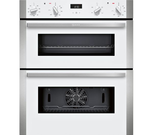 NEFF J1ACE2HW0B Electric Built-Under Double Oven - White, White