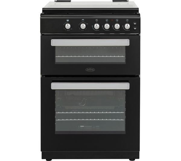 BELLING FSG608Dc 60 cm Dual Fuel Cooker - Black, Black