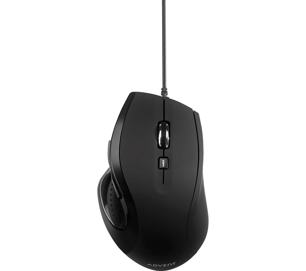 ADVENT A6BWRD19 Optical Mouse, Black