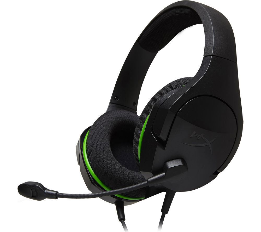 HYPERX Cloud Stinger Coreu0026tradeGaming Headset - Black, Black,Green