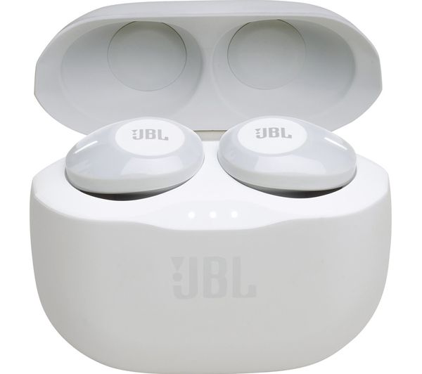 JBL Tune 120TWS Wireless Bluetooth Earphones - White, White