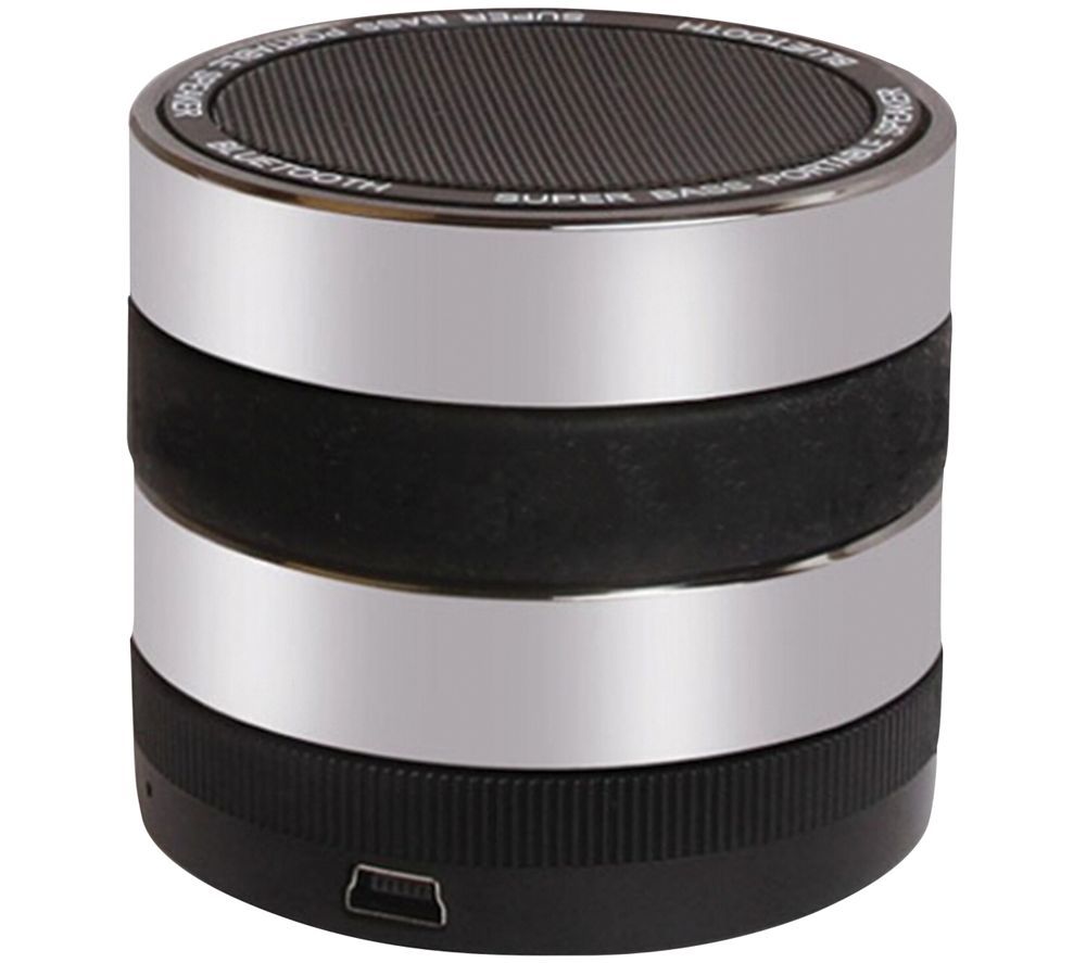 VOLKANO Titan Series VB-706-SB Portable Bluetooth Speaker - Silver & Black, Silver