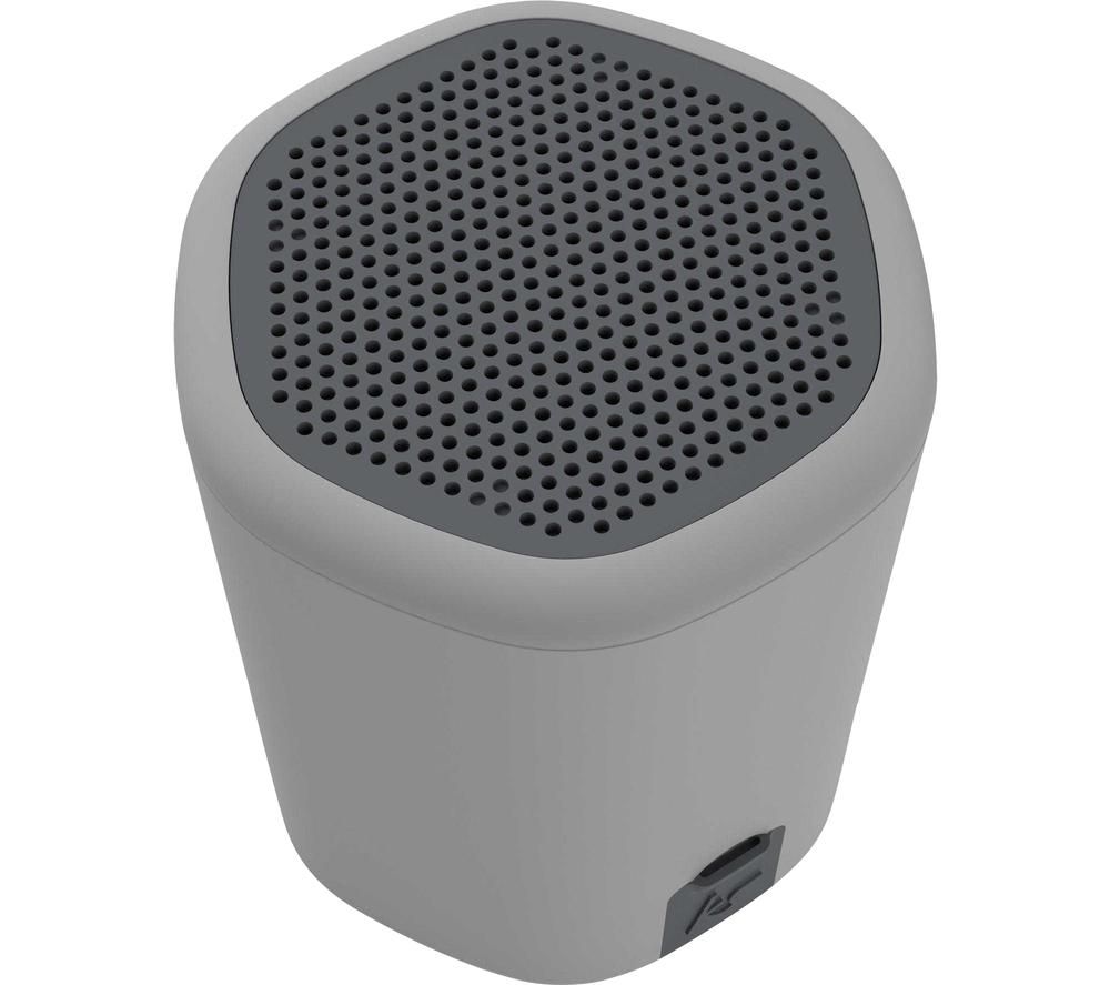 KITSOUND Hive2o Portable Bluetooth Speaker - Grey, Grey