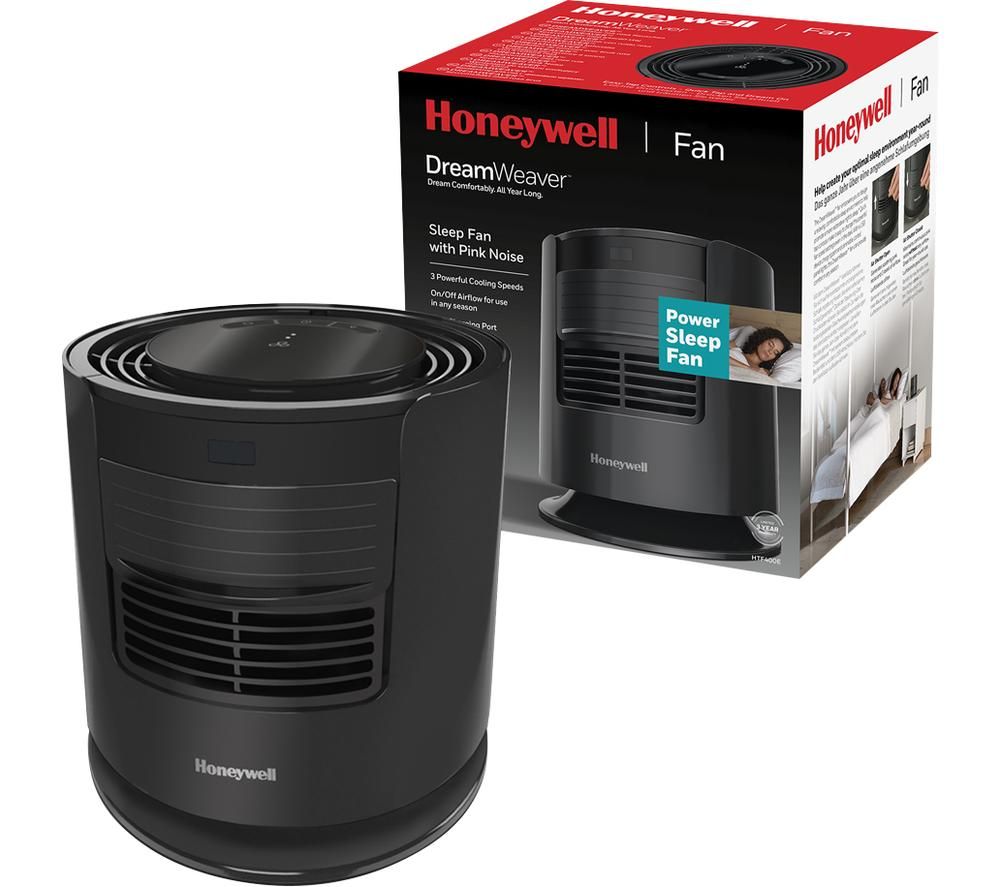 HONEYWELL HTF400E1 Cooling Sleep Fan - Black, Black