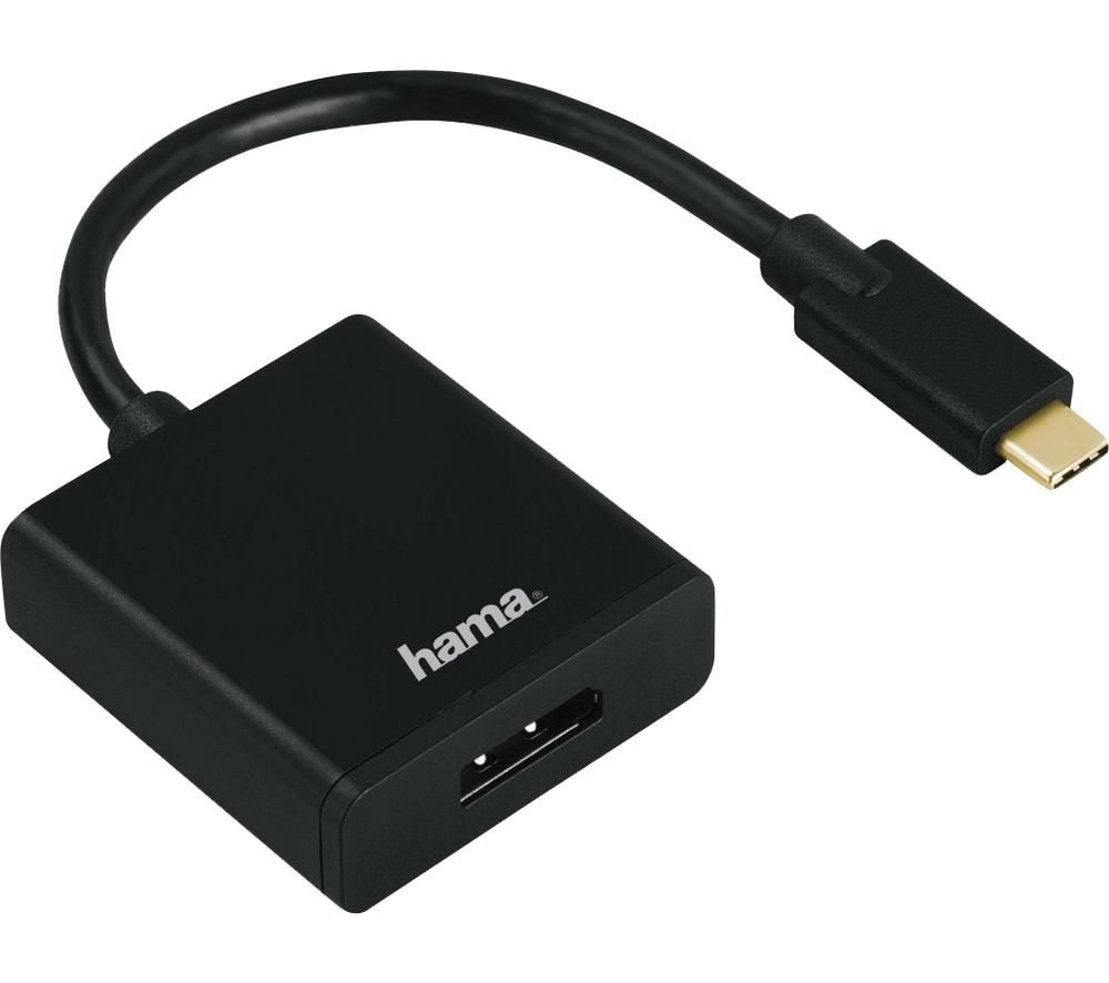 HAMA 135725 USB Type-C to DisplayPort Adapter, Gold