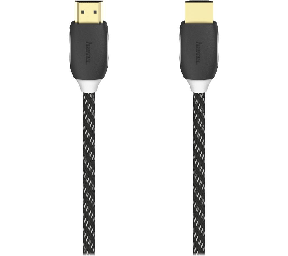 HAMA Premium High Speed HDMI Cable with Ethernet - 1.5 m, Gold