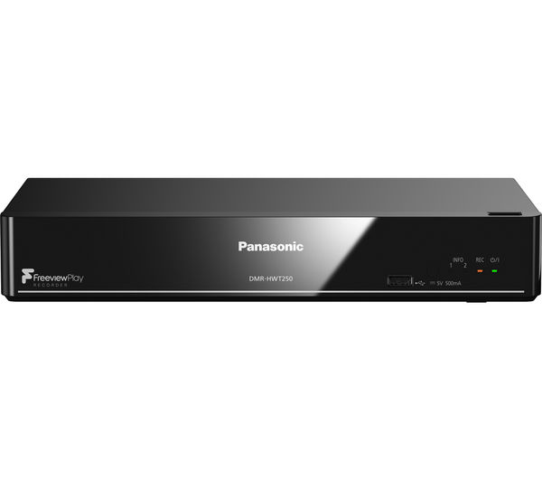 PANASONIC DMR-HWT250EB Freeview Play Smart Digital TV Recorder - 1 TB