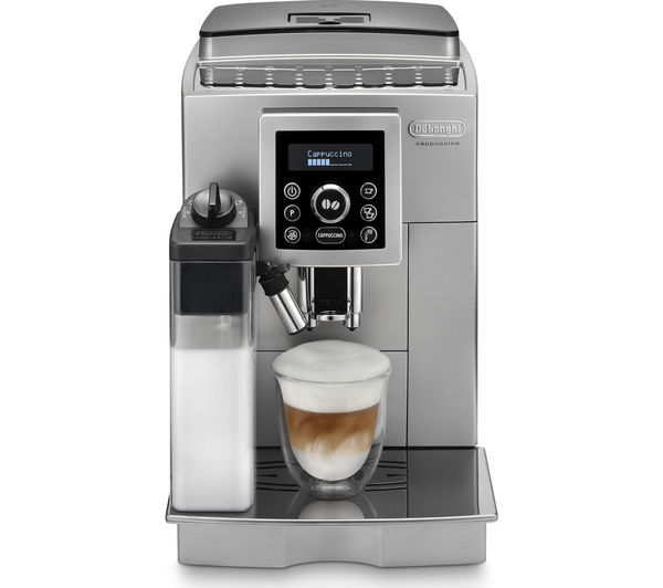 DELONGHI ECAM23.460 Bean to Cup Coffee Machine - Silver & Black, Silver