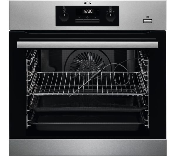 AEG SteamBake BPS352020M Electric Steam Oven - Stainless Steel, Stainless Steel