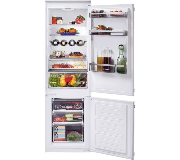 HOOVER HBBS 100UK Integrated 70/30 Fridge Freezer, Transparent