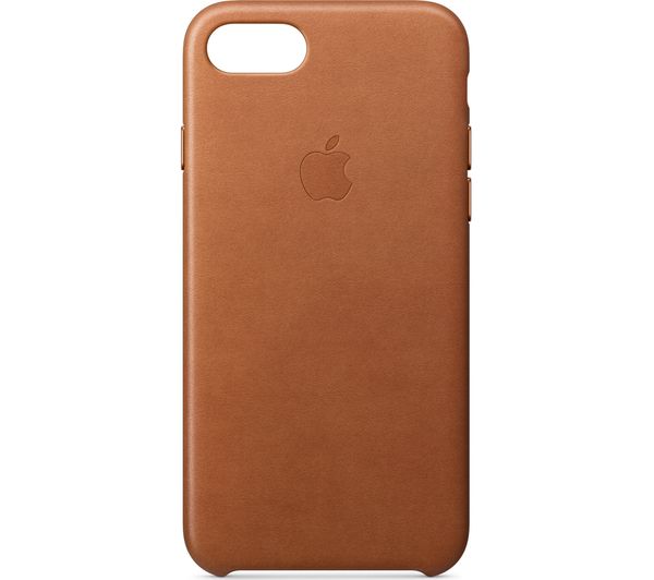 APPLE MQH72ZM/A iPhone 8 & 7 Leather Case - Saddle Brown, Brown
