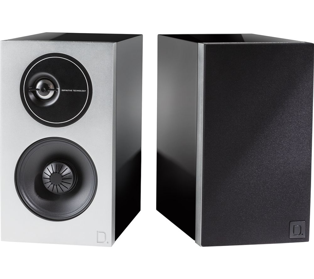 DENON Demand D7 Bookshelf Speakers - Black, Black