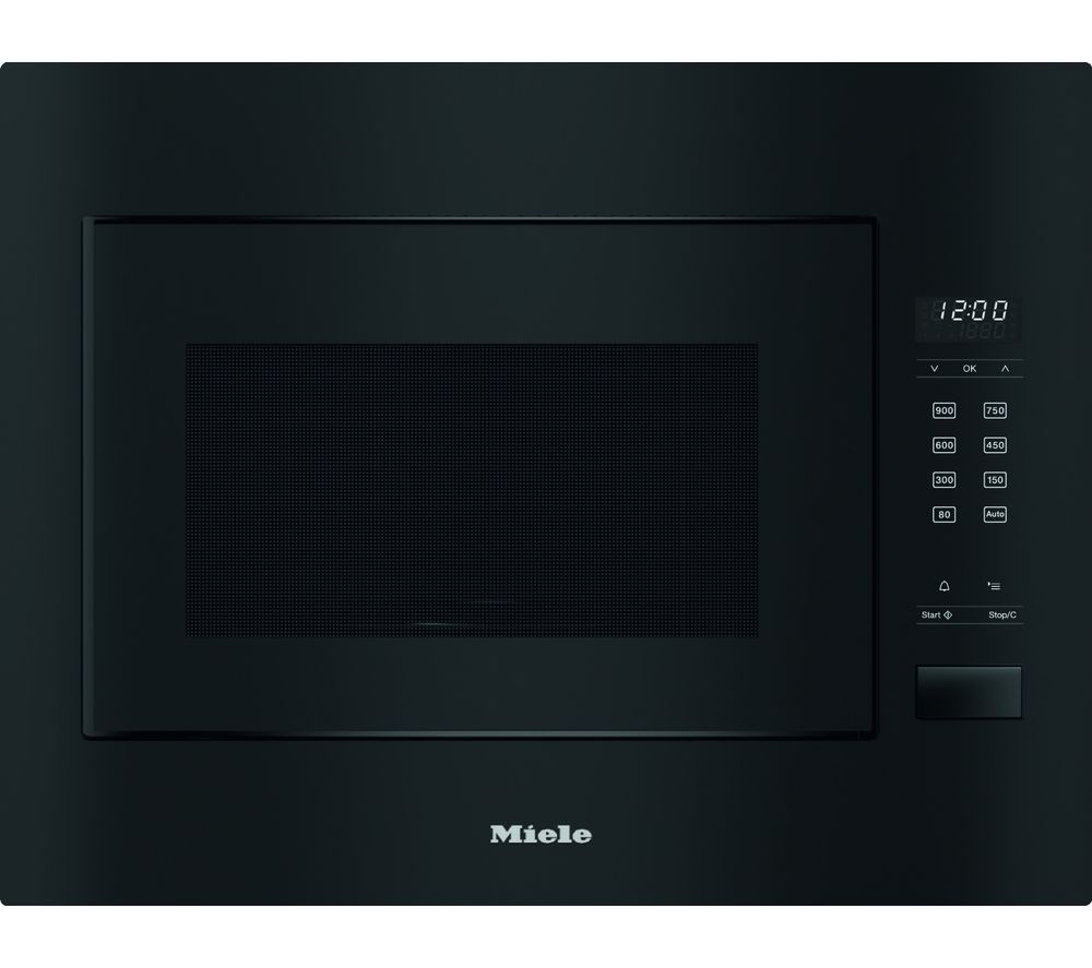 MIELE M2240SC Compact Microwave with Grill - Black, Black