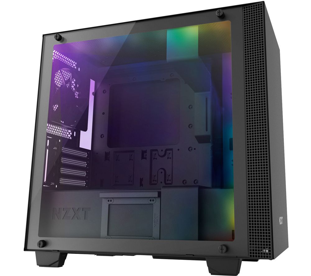 NZXT H400i Micro-ATX Mid-Tower PC Case - Black, Black