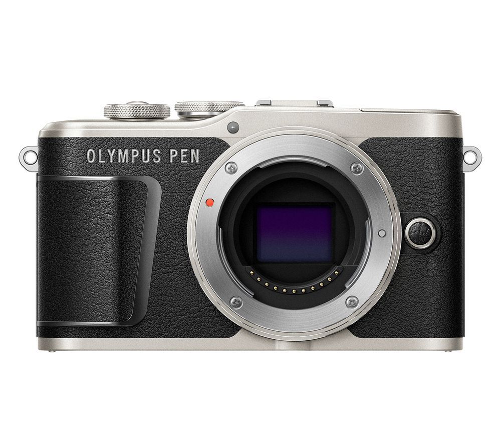 OLYMPUS PEN E-PL9 Mirrorless Camera with 32 GB SD Card - Black, Body Only, Black