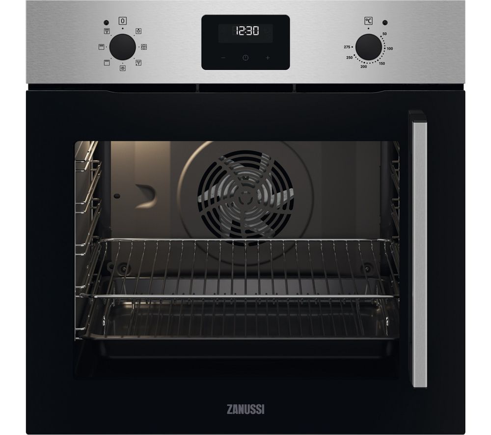 ZANUSSI FanCook ZOCNX3XL Electric Oven - Stainless Steel, Stainless Steel