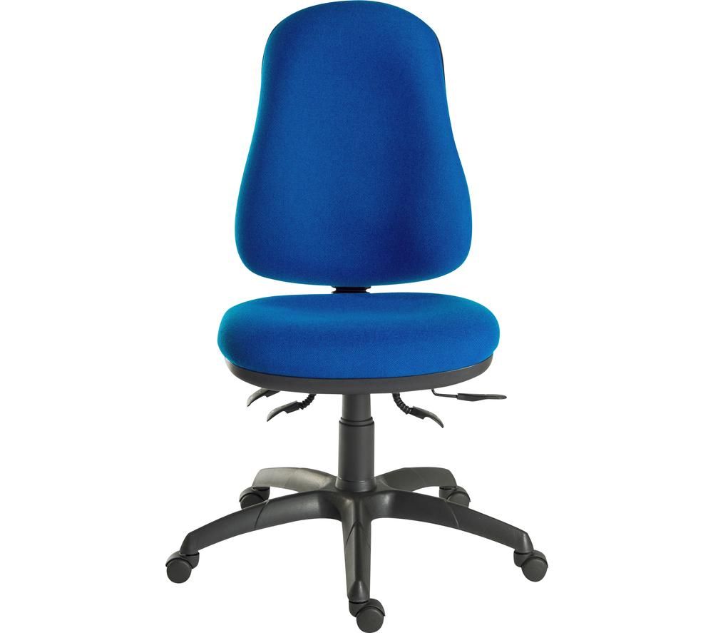 TEKNIK Ergo Comfort 9500BLU Fabric Tilting Operator Chair - Blue, Blue