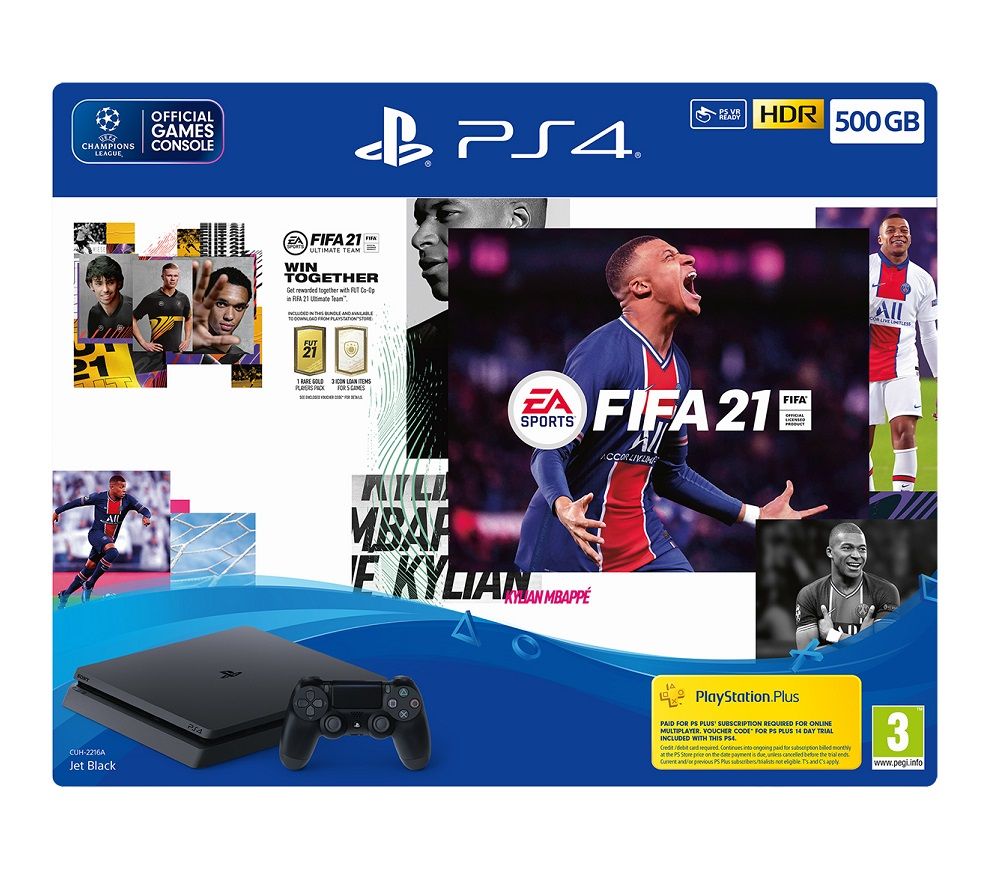 SONY PlayStation 4 with FIFA 21 - 500 GB
