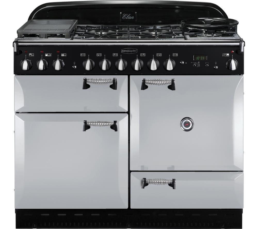 RANGEMASTER Elan 110 Dual Fuel Range Cooker - Royal Pearl