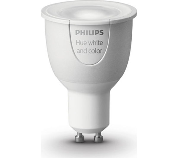 PHILIPS Hue Wireless Bulb - GU10, White