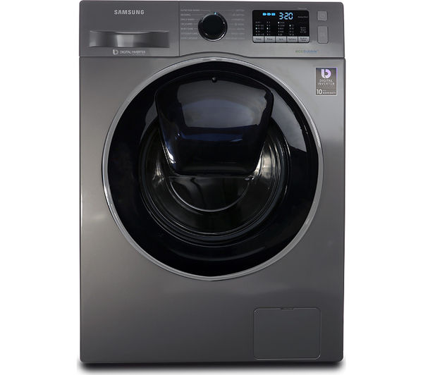Samsung AddWash WW90K5410UX/EU 9 kg 1400 Spin Washing Machine - Graphite, Graphite