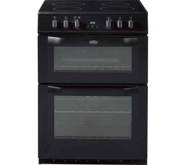 BELLING FSE60DOP 60 cm Electric Ceramic Cooker - Black, Black