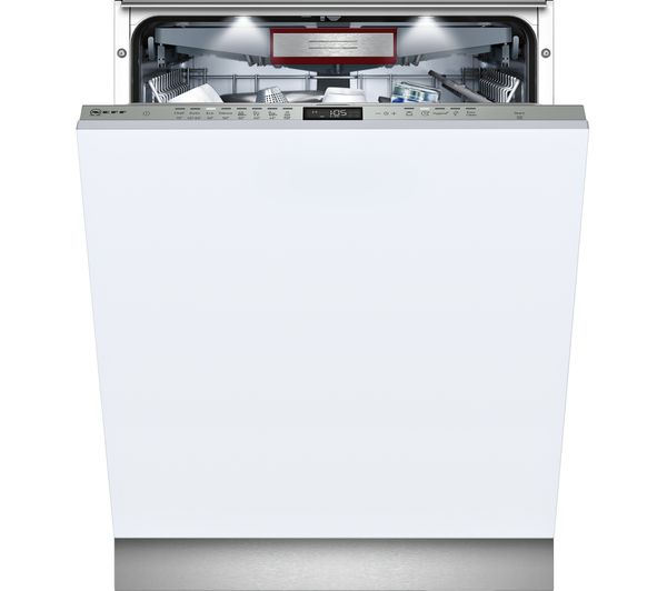 NEFF S515T80D0G Full-size Integrated Dishwasher - Stainless Steel, Stainless Steel