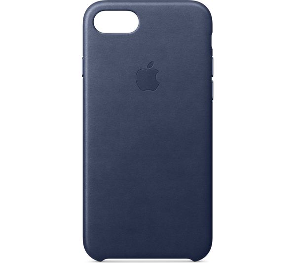 APPLE MQH82ZM/A iPhone 7/8 Leather Case - Midnight Blue, Blue
