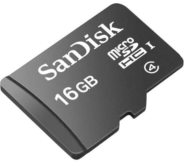 SANDISK Standard Class 4 microSDHC Memory Card - 16 GB