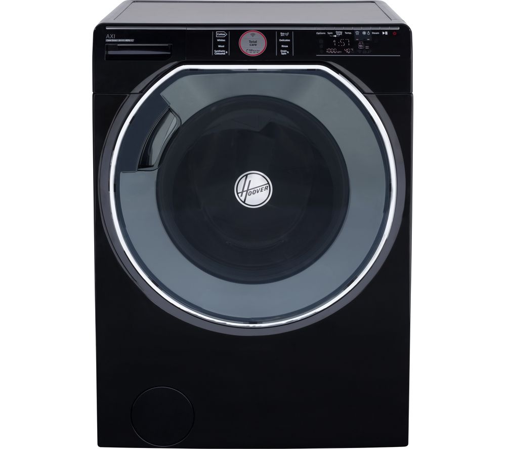 HOOVER AXI AWMPD610LH08B Smart 10 kg 1600 Spin Washing Machine - Black, Black